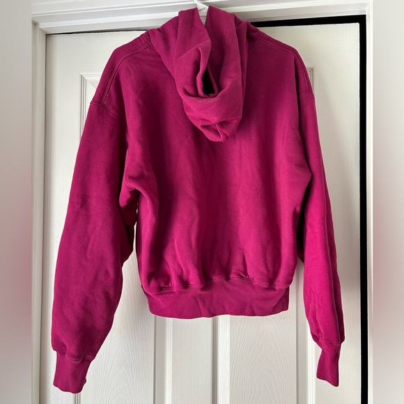 Men’s Medium GAP x YEEZY Double Layered Purple Perfect Hoodie - Picture 2 of 5